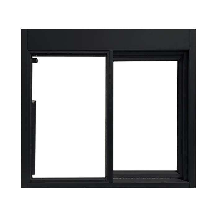 Black 275-SC Ready Access Self Closing Drive-Thru Slider Window Multiple Colors