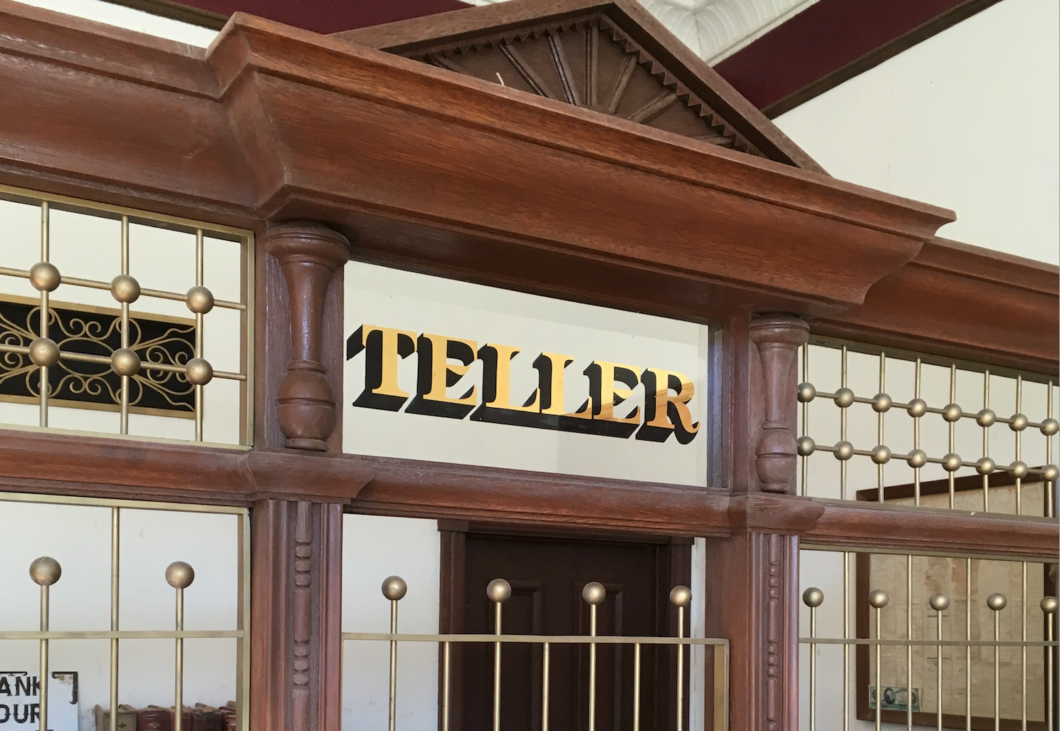 History of the Bank Teller Window