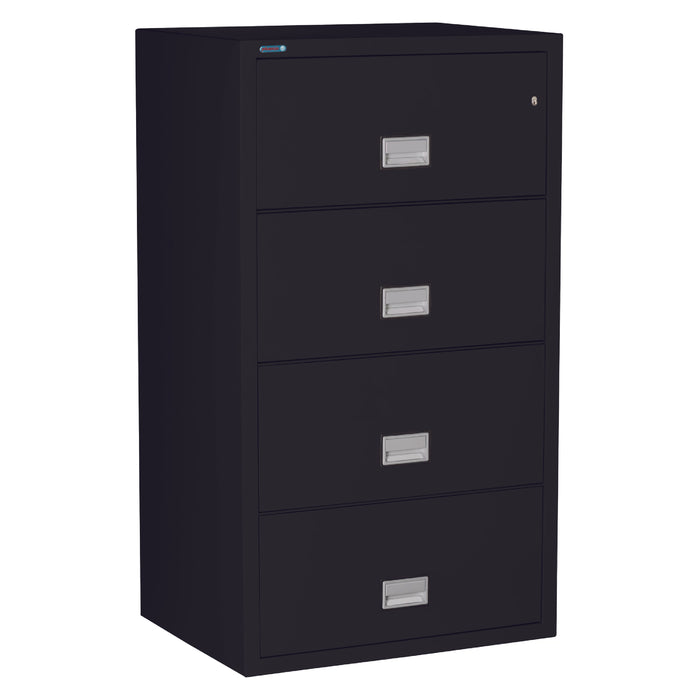 Phoenix Safe lateral file 4 drawer LAT4W31 black Covenant Security Equipment