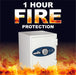 Phoenix Safe 1 Hour Fireproof Safe with Digital Lock, Protection from Fire, Impact, and Water, 1.75 cubic feet, 502