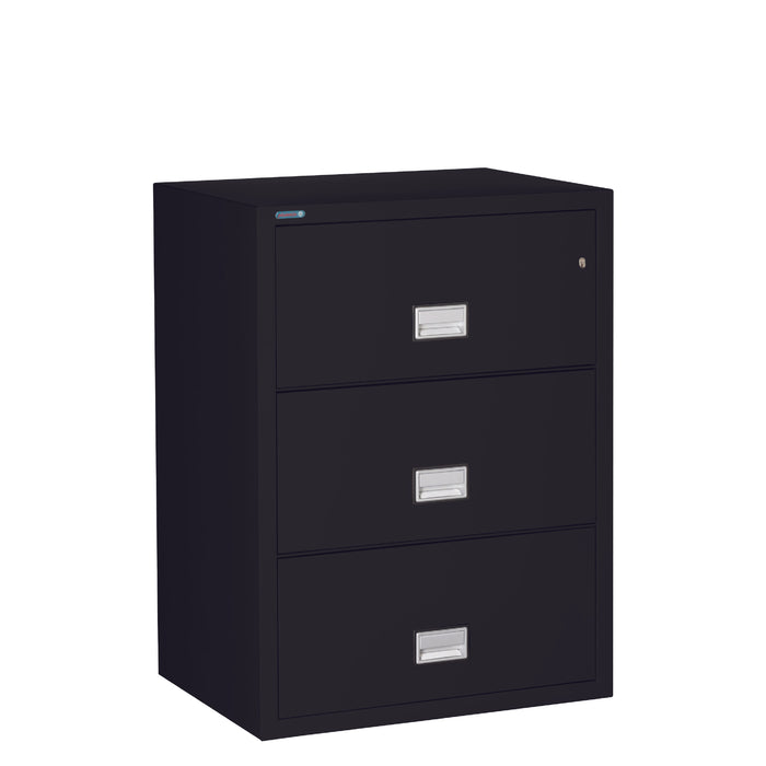 Phoenix Safe lateral file 3 drawer LAT3W31 black Covenant Security Equipment