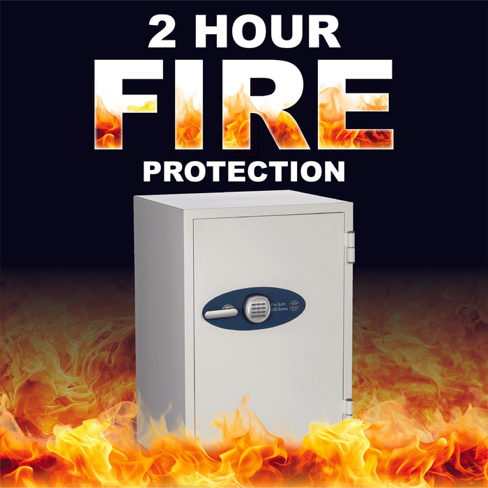 Phoenix 505, 2 Hour Fireproof Safe with Digital Lock, Protection from Fire, Impact, and Water | 4.56 cubic feet