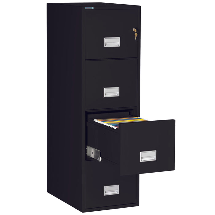 LTR4W25 Phoenix Safe Letter 4 Drawer black Covenant Security