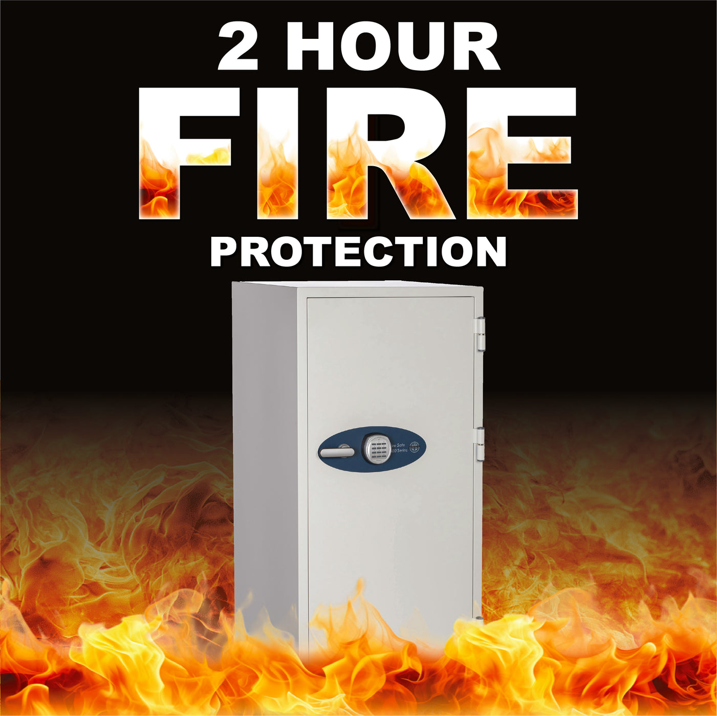 Phoenix 507, 2 Hour Fireproof Safe with Digital Lock, Protection from ...