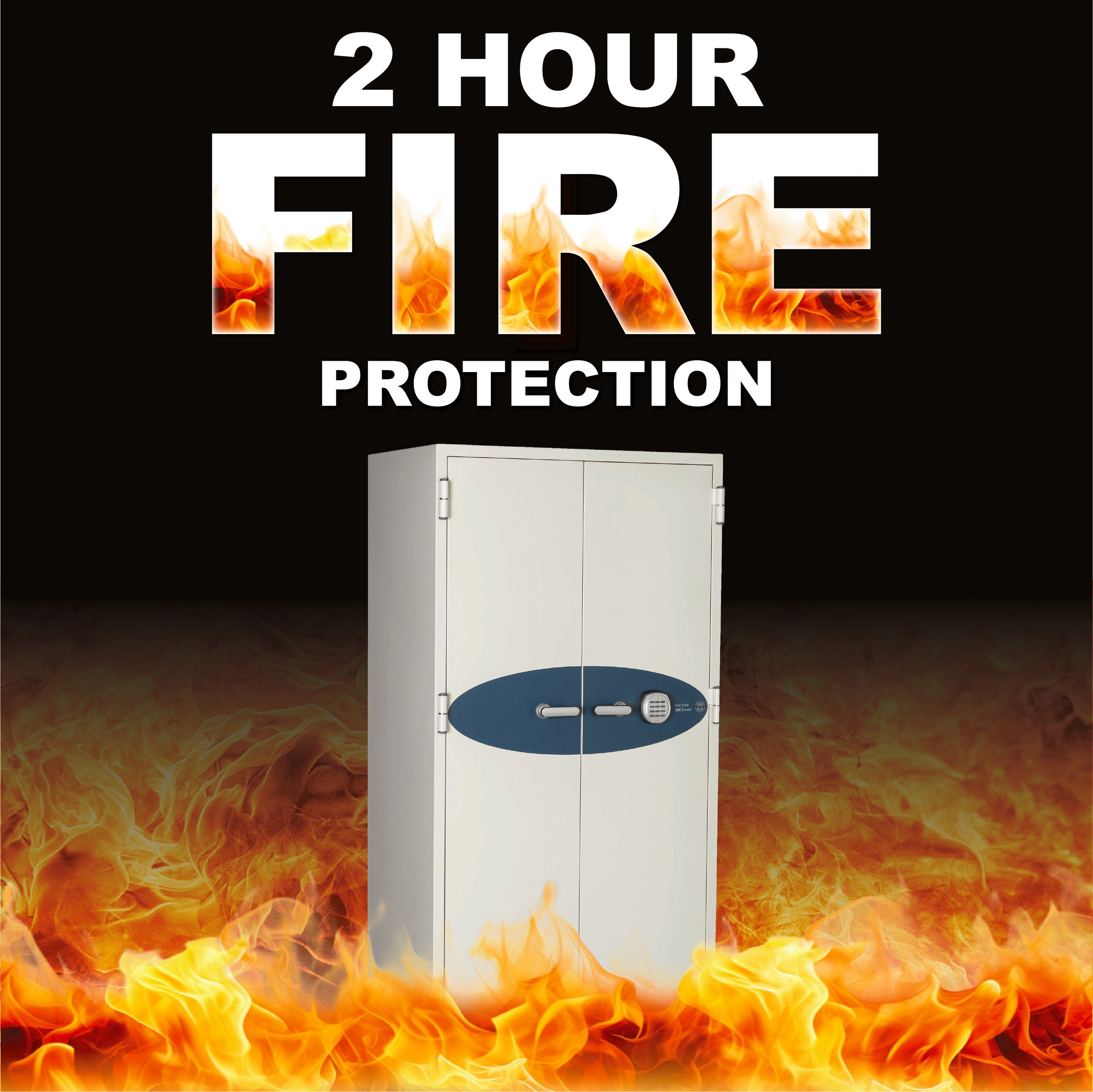 Phoenix 509, 2 Hour Fireproof Safe with Digital Lock, Protection from ...