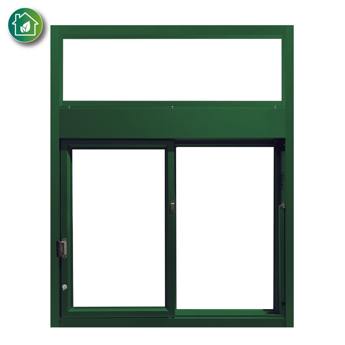 Ready Access 600 Low-e Drive Thru Slider Window Forest Green