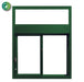 Ready Access 600 Low-e Drive Thru Slider Window Forest Green