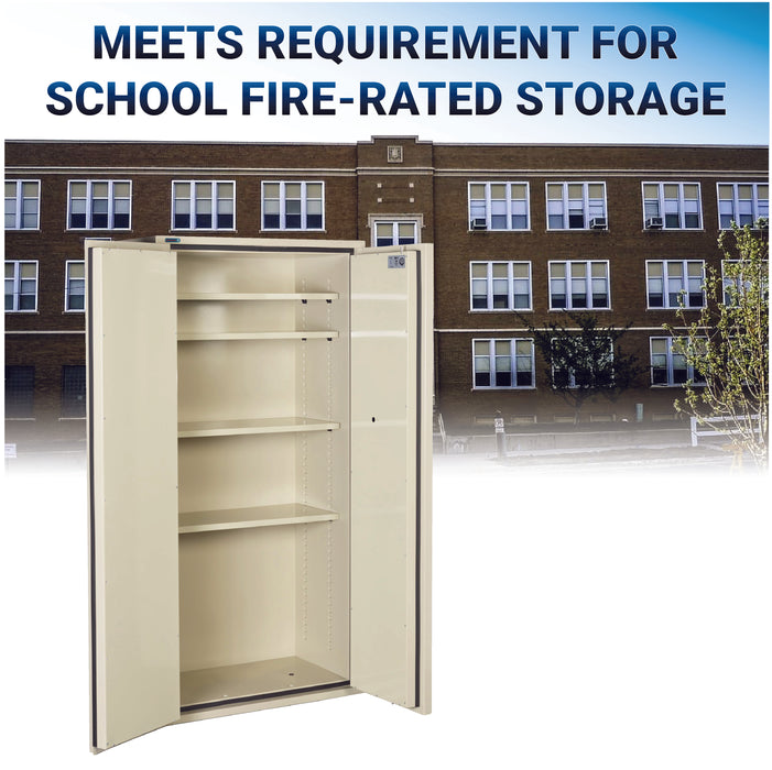 Phoenix FRSC72, 72 inch Fireproof Storage Cabinet with Water Seal and Key Lock | 17.23 Cubic Feet