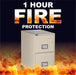 LTR2W25 Phoenix Safe 1 hour fire protection Letter 2 Drawer Putty Covenant Security