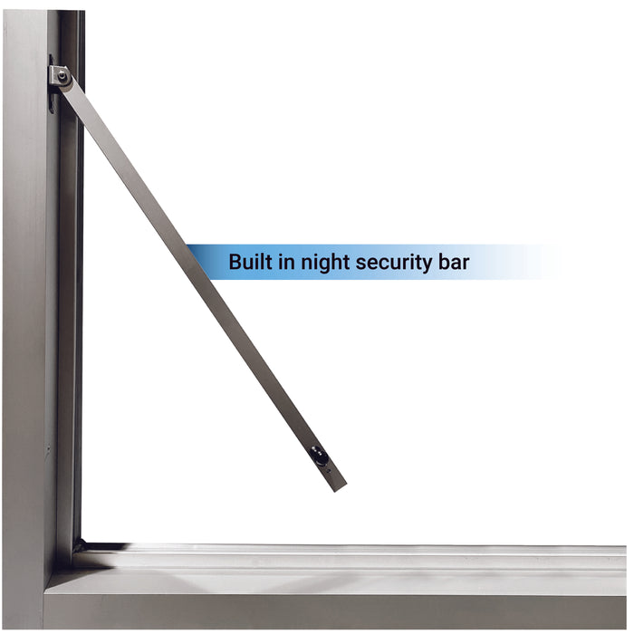 Ready Access 275 Self Closing Drive-Thru Slider Window with Transom | 47.5"H x 59.5"H | Multiple Color Options