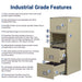 LGL2W25 Phoenix Safe Letter 2 Drawer industrial grade features Covenant Security