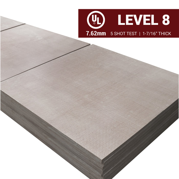 Armorcore Level 8 Bullet and Fire Resistant Fiberglass Wall Panel UL 752 Rated