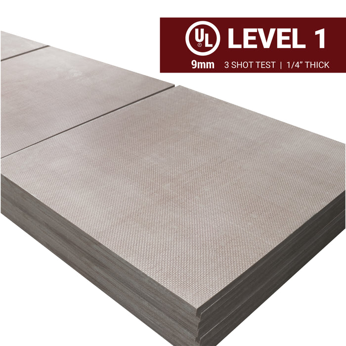 Armorcore Level 1 Bullet and Fire Resistant Fiberglass Wall Panel UL 752 Rated