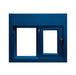 Ready Access Walkup Delivery Slider Window Covenant Security Equipment Blue Frame