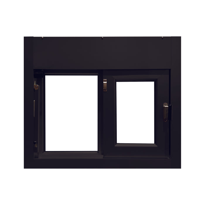 Ready Access Walkup Delivery Slider Window Covenant Security Equipment Bronze Frame