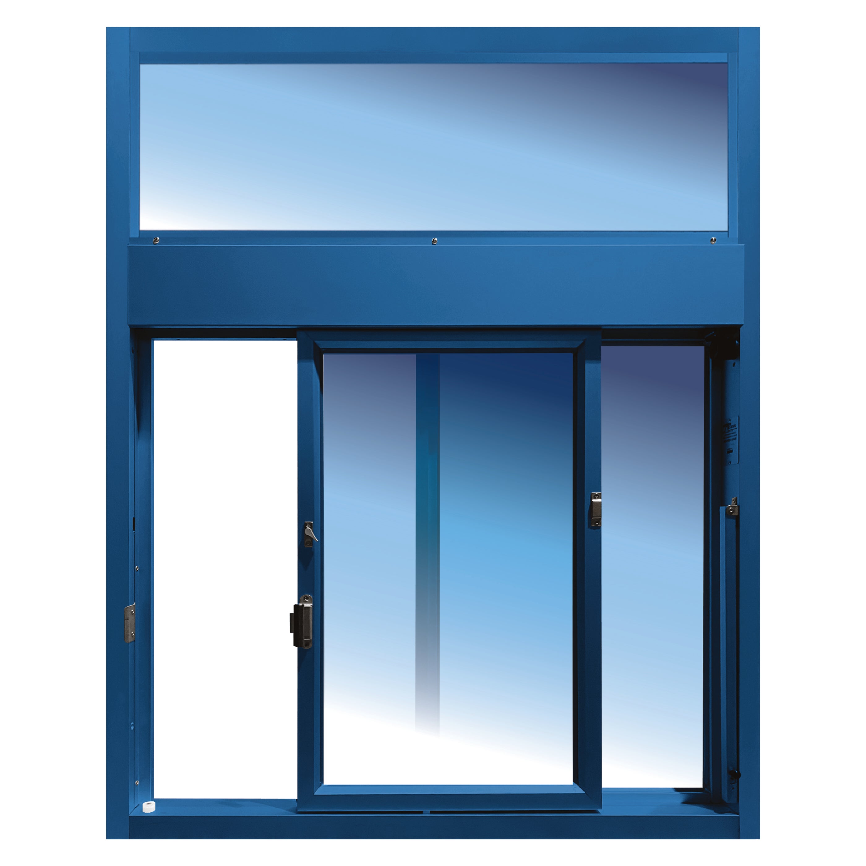Ready Access 275 Self Closing Drive-Thru Slider Window with Transom ...