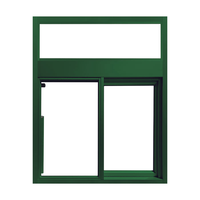 Ready Access 275 Self Closing Drive-Thru Slider Window with Transom | 47.5"H x 59.5"H | Multiple Color Options