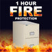 LGL2W25 Phoenix Safe Letter 2 Drawer 1 hour fire protection Covenant Security