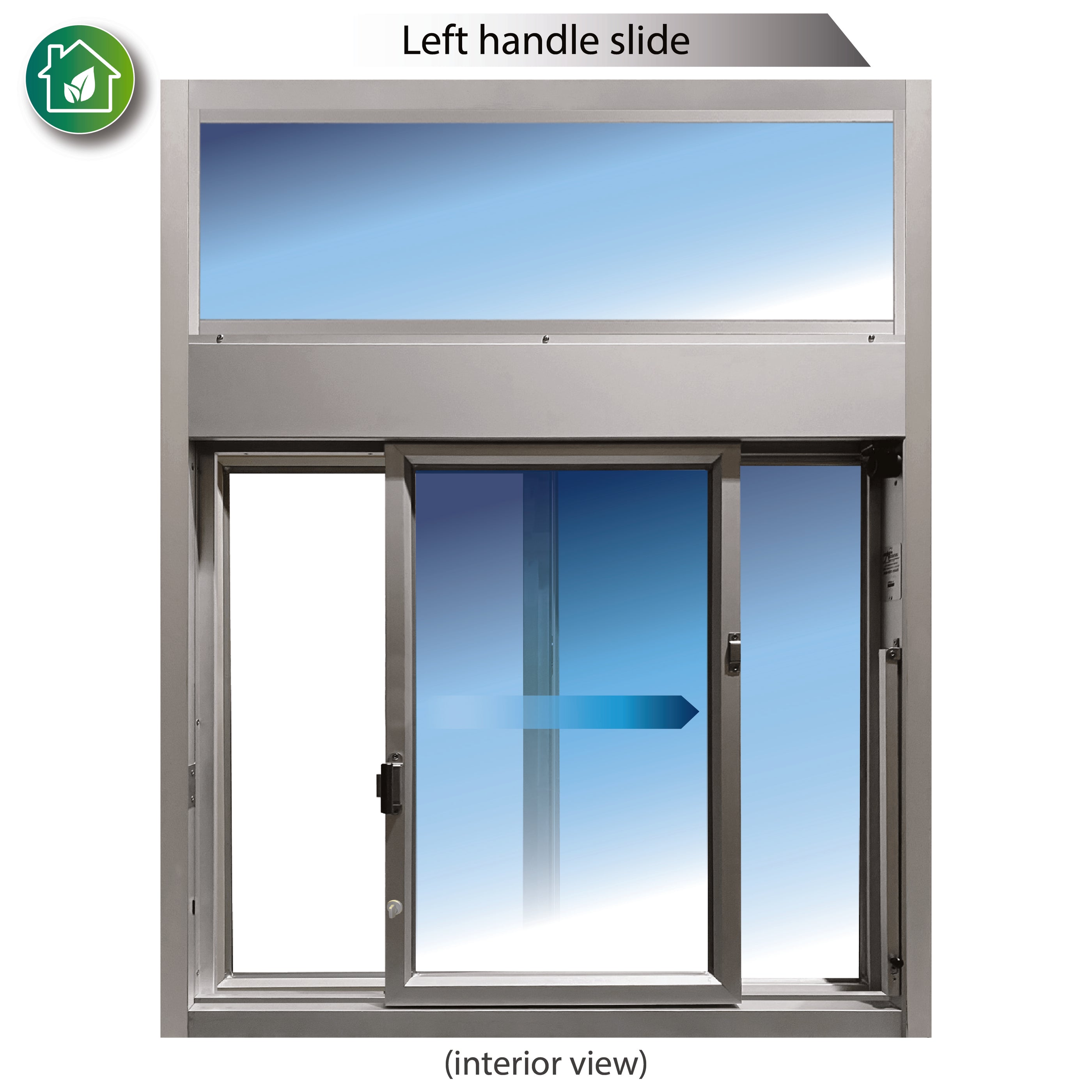 Slide This Window Ready Access 600 Insulated Low-E Self Closing Drive-Thru Slider Window ...