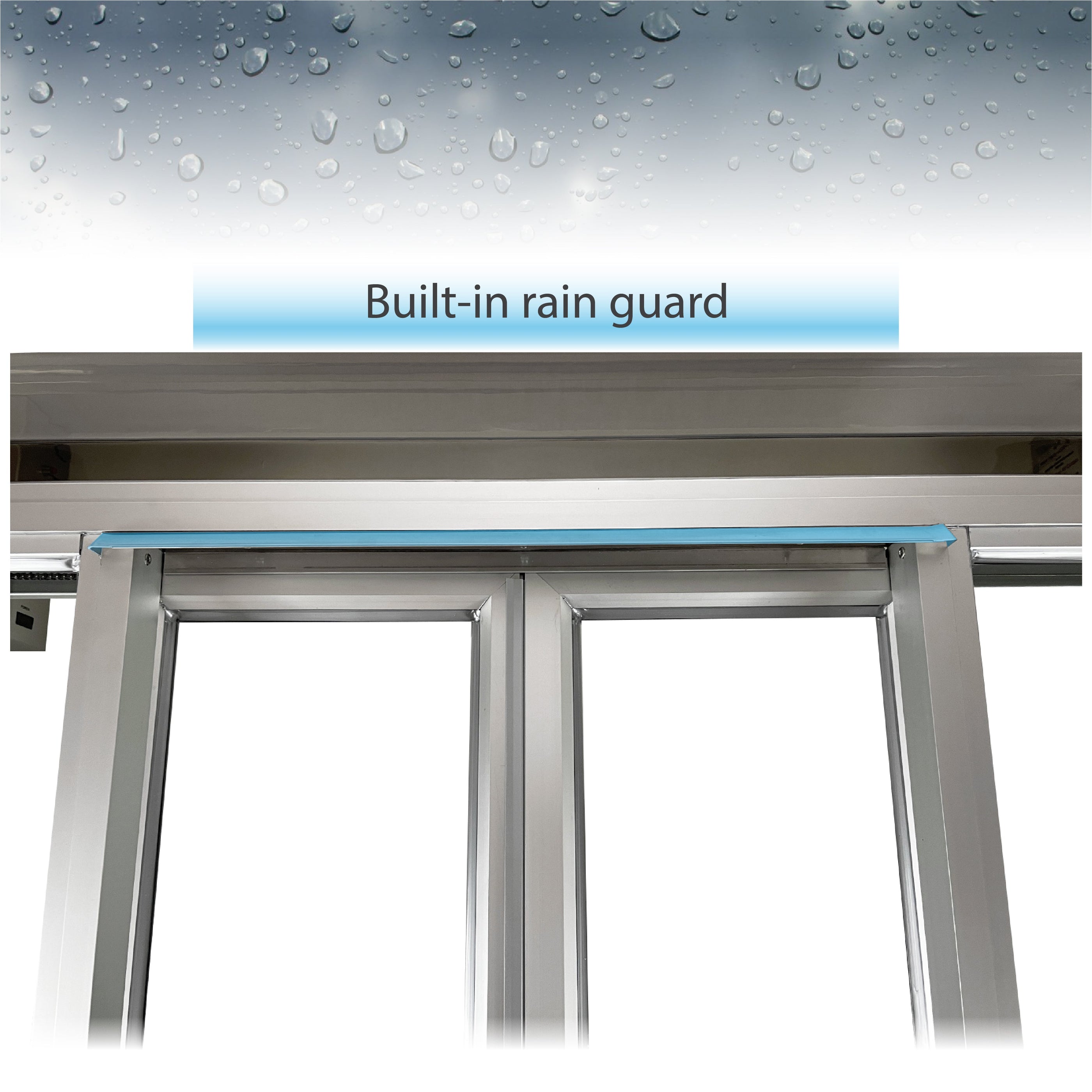 Window Rig Manual Open/ Self Close Bi-parting Drive Thru Window | CSE-RA-BO10-SC ...