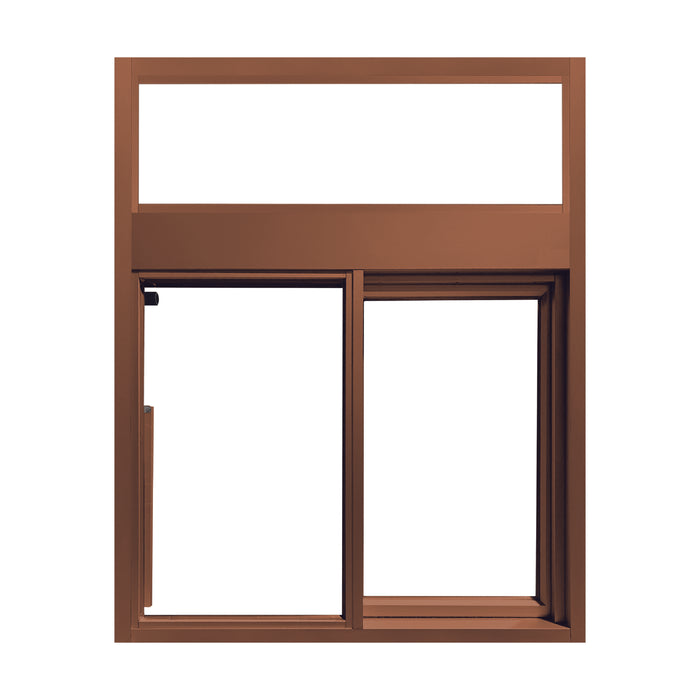 Ready Access 275 Self Closing Drive-Thru Slider Window with Transom | 47.5"H x 59.5"H | Multiple Color Options