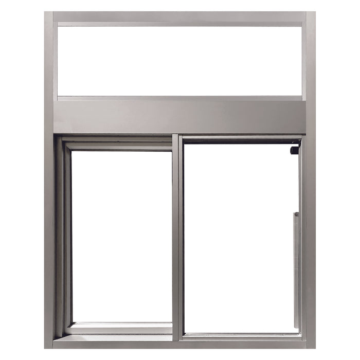 Ready Access 275 Self Closing Drive-Thru Slider Window with Transom | 47.5"H x 59.5"H | Multiple Color Options