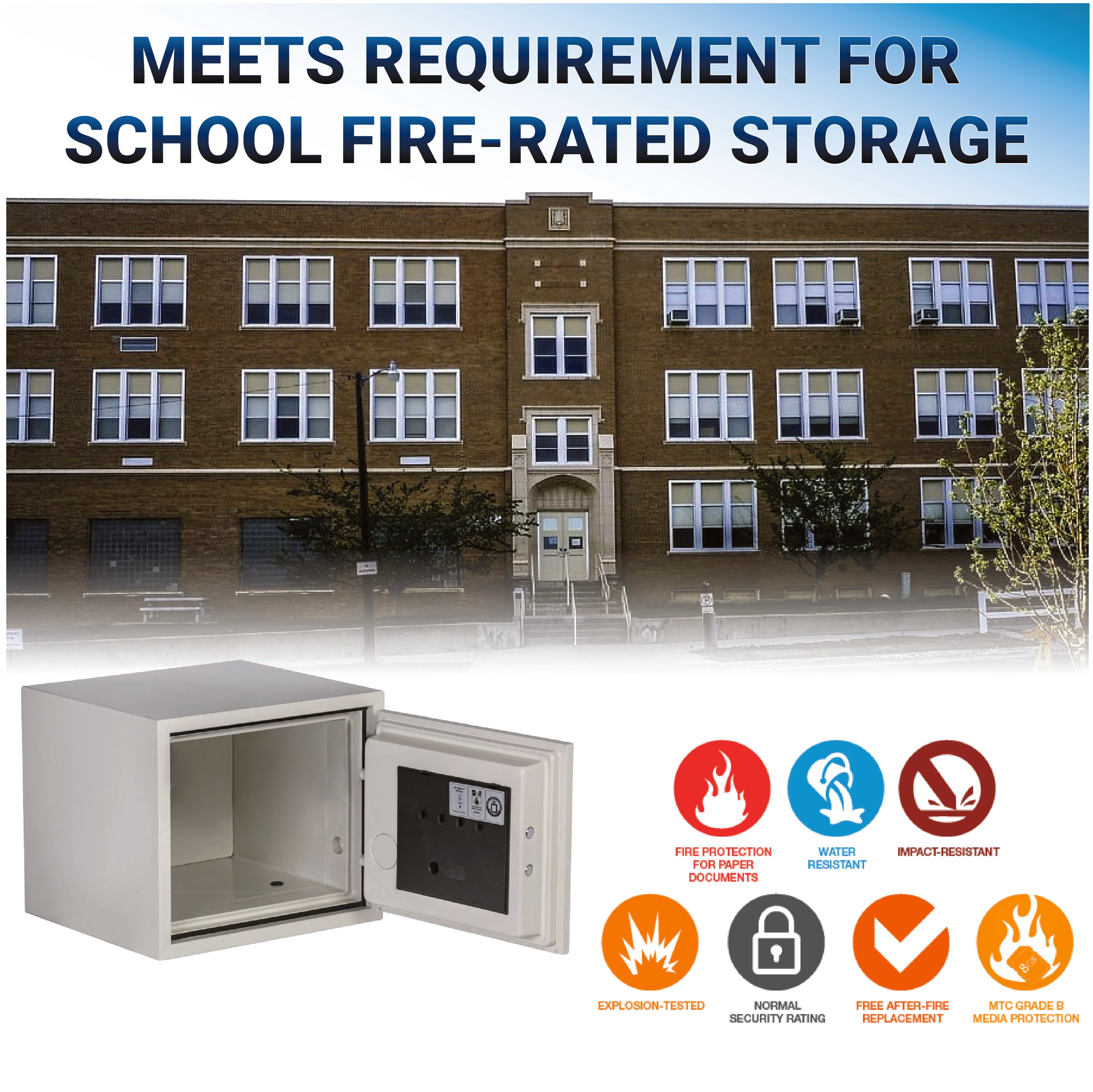 Control Safe Phoenix 1221, Olympian 1-Hour Dual Control Fireproof Safe for Home or ...