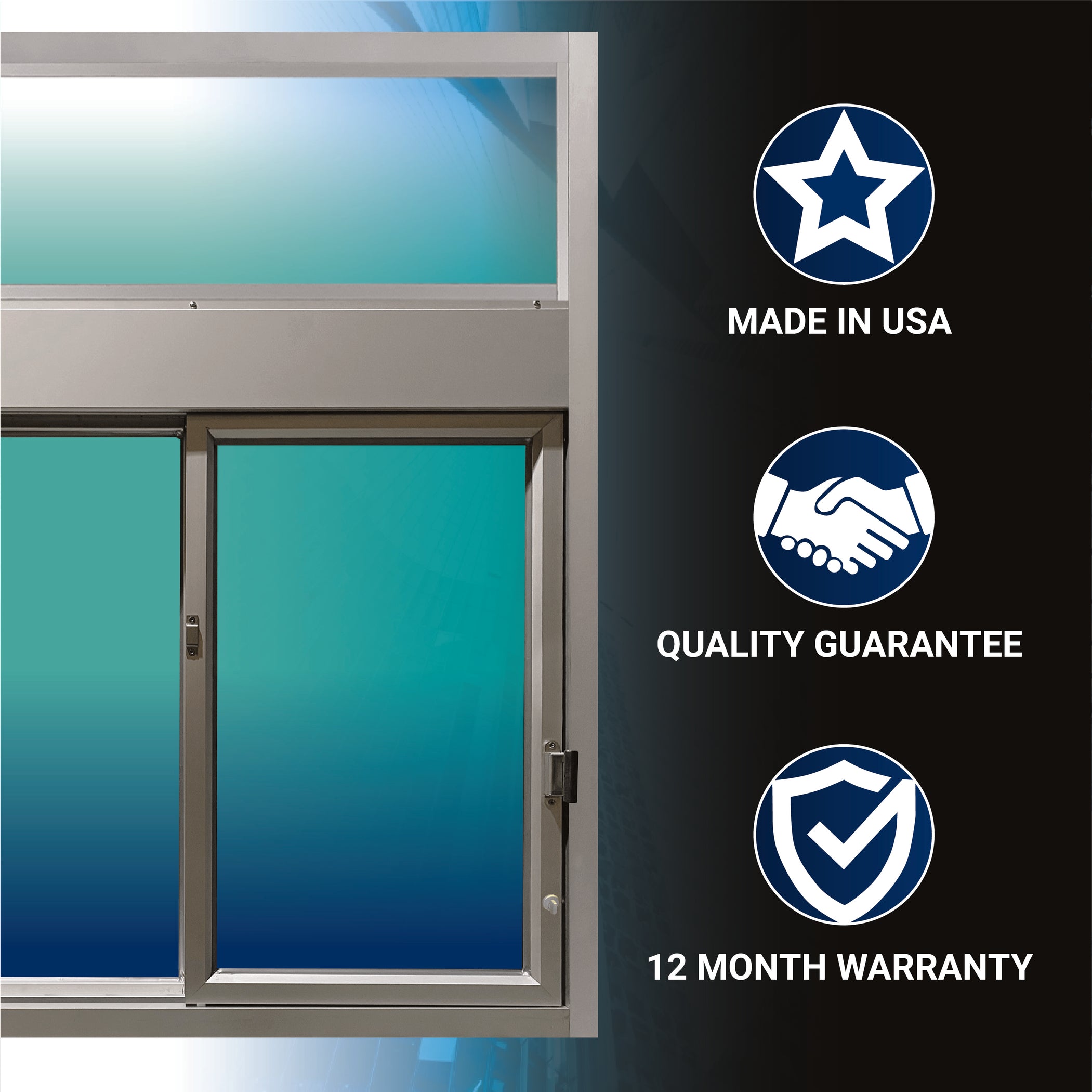 Intake Window Slide Ready Access 600 Insulated Low-E Self Closing Drive-Thru Slider Window ...