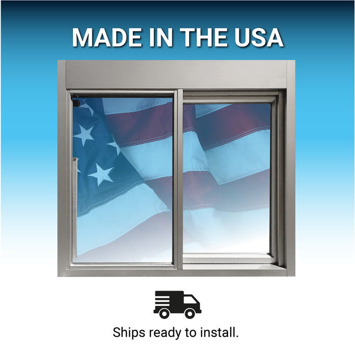 Ready Access 600 Single Panel Sliding Transaction Drive Thru Window 3/4" Insulated Glass Covenant Security Equipment Made in the USA