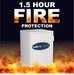 Phoenix 2025 Datacare Key Lock Fireproof Data Safe Covenant Security Equipment 1.5 Hour Fire Protection