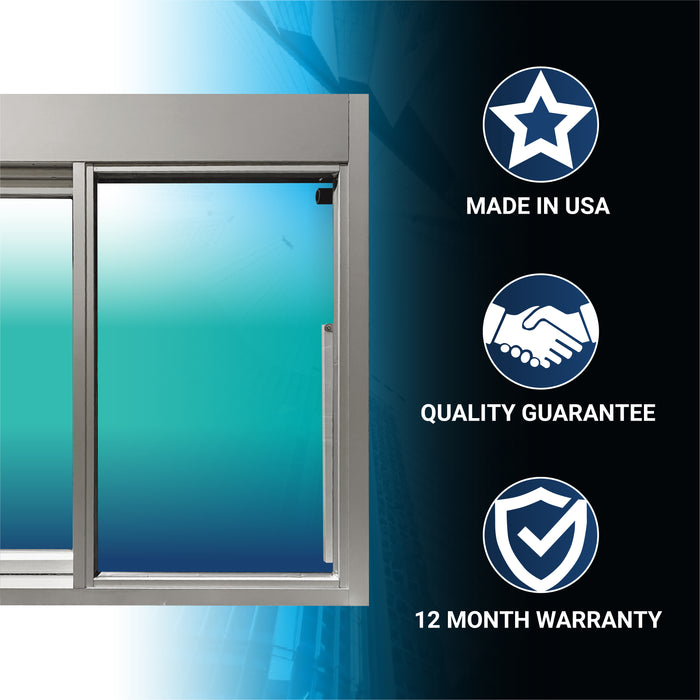 Ready Access 600 Single Panel Sliding Transaction Drive Thru Window 3/4" Insulated Glass Covenant Security Equipment Warranty Guarantee