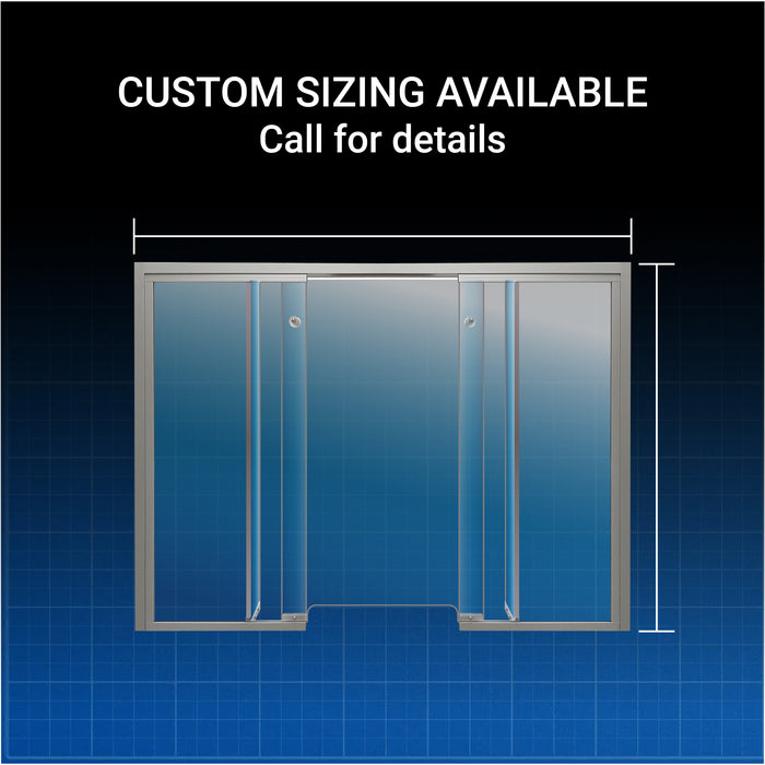 Roxbury Baffle Transaction Window Custom Size Available