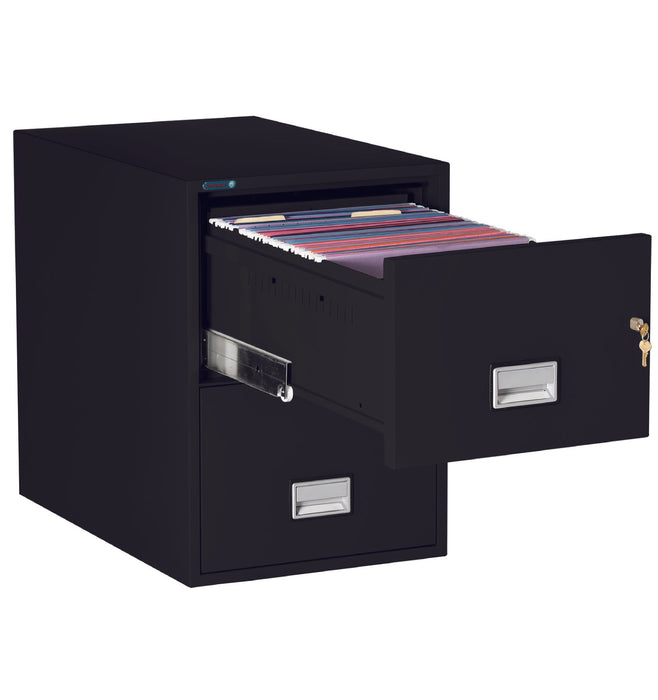 LGL2W31 Phoenix Safe Letter 2 Drawer black Covenant Security