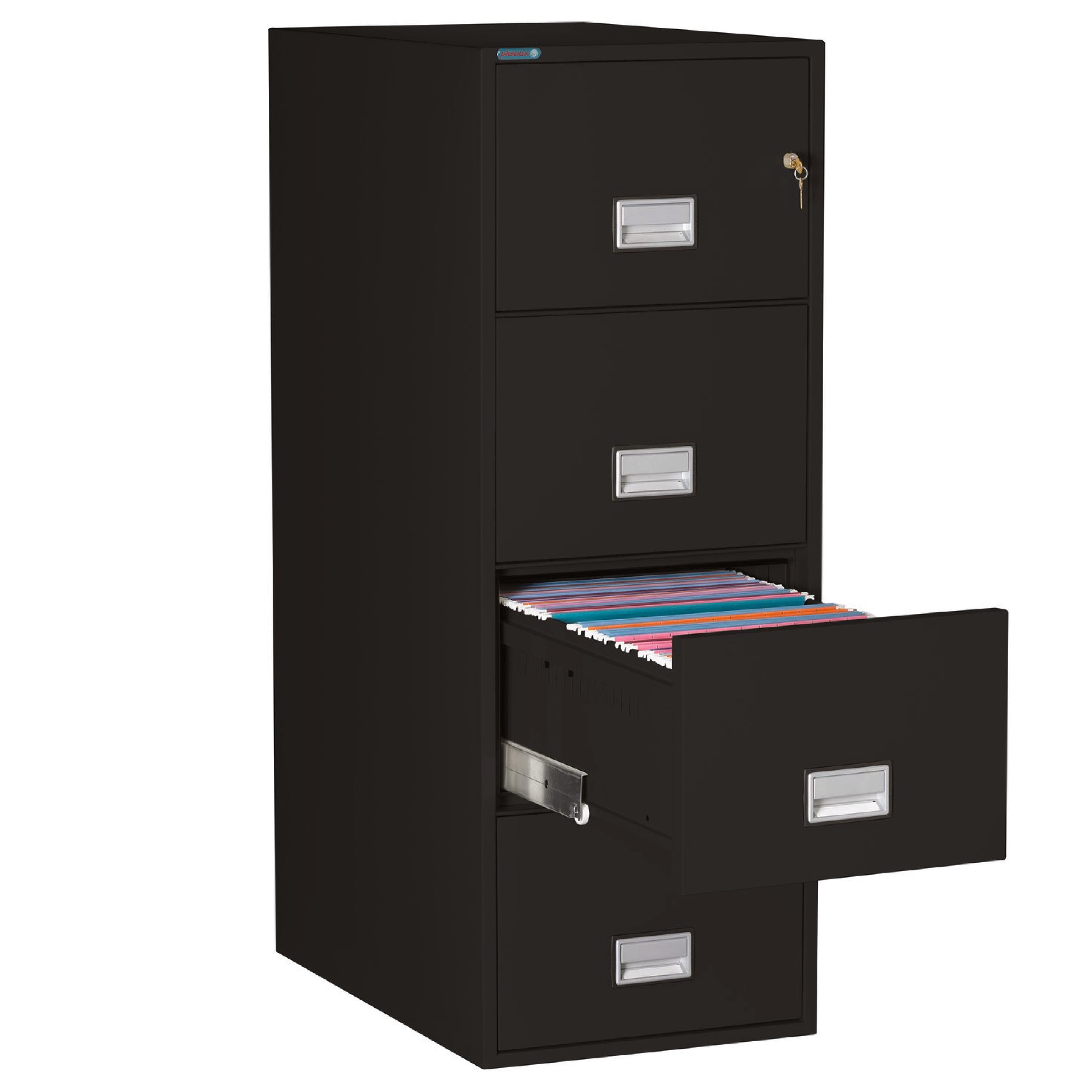 Phoenix Fire-Resistant 1-Hour Fire-Rated Vertical File Cabinet | Legal ...