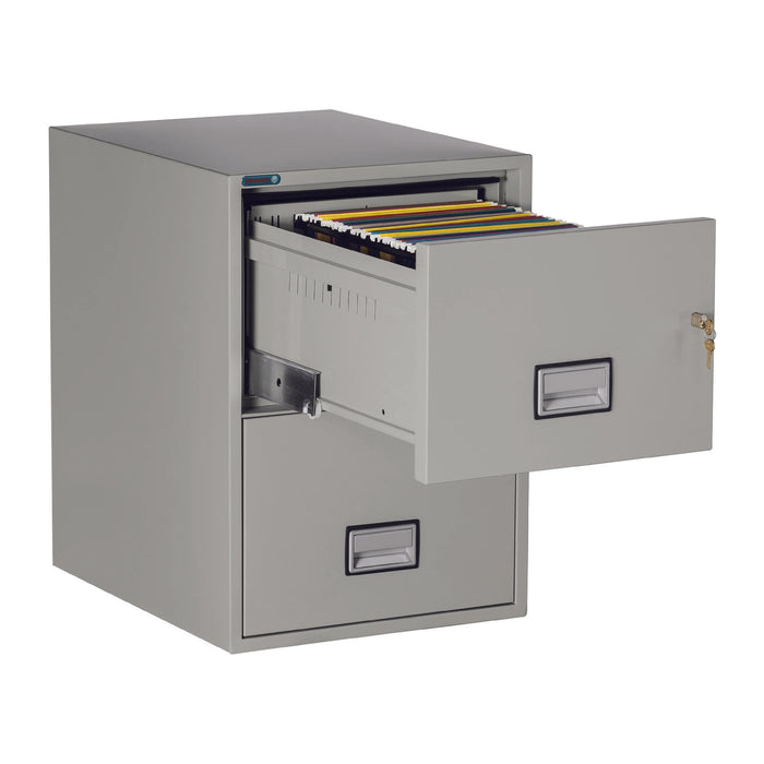 LGL2W25 Phoenix Safe Letter 2 Drawer grey Covenant Security