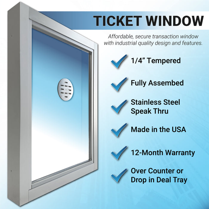 Ready Access 503/603 TICKET WINDOW, TELLER WINDOW, CASHIER WINDOW Features