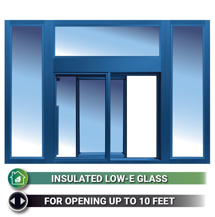 Ready Access 600 insulated window with transom and 2 sidelights drive thru covenant security equipment