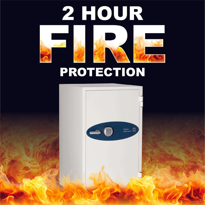 Phoenix 4621, Data Commander 2 Hour Digital Fireproof Data Safe for DLT, LTO, Magnetic Media | 4.59 Cubic Feet