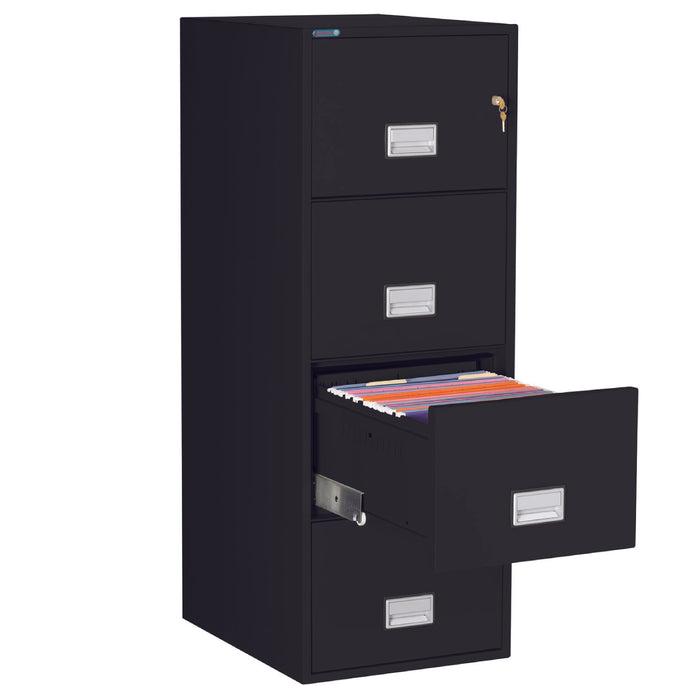 LGL4W25 Phoenix Safe Letter 4 Drawer black Covenant Security