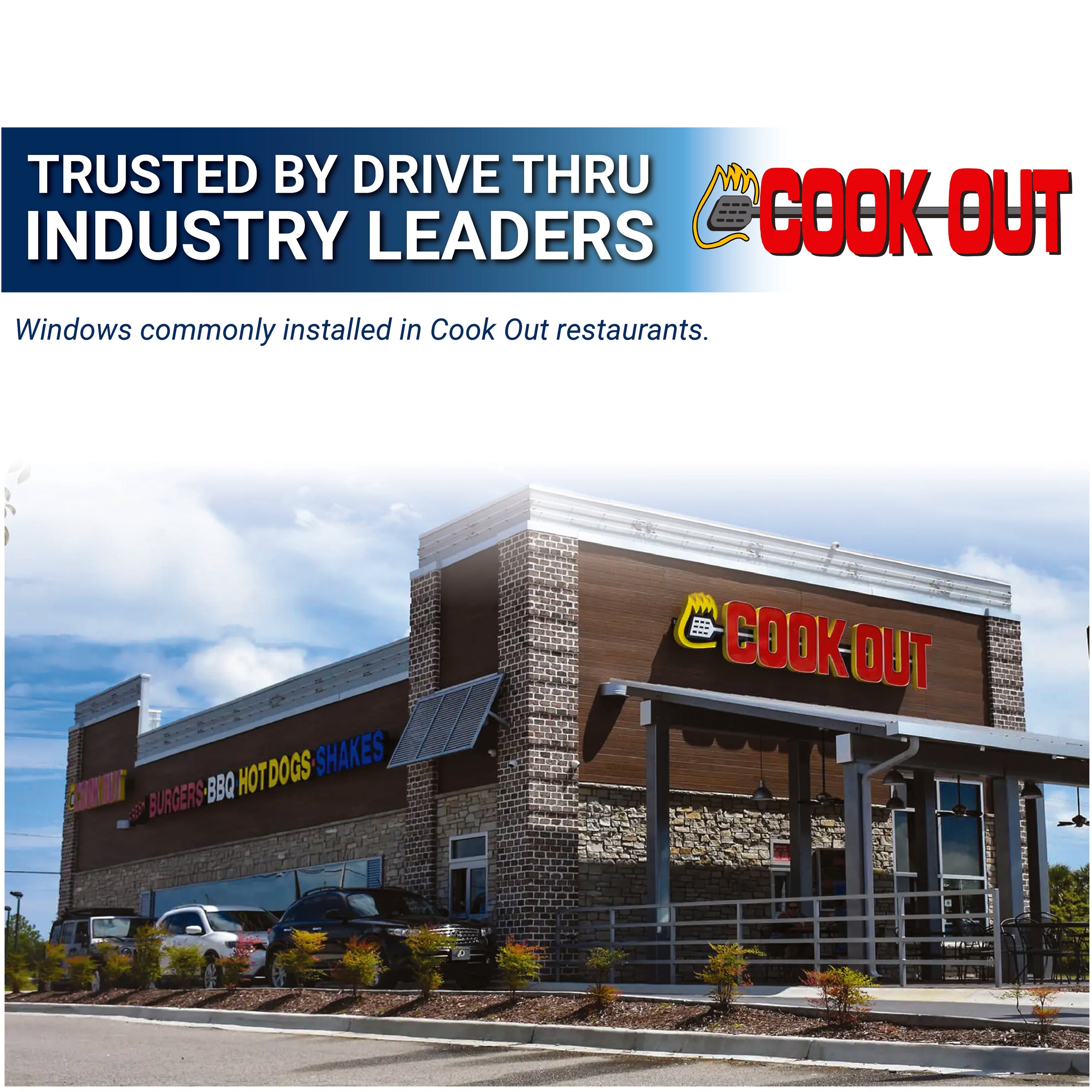 Quikserv Cookout | Drive Thru Slider Windows — Covenant Security Equipment