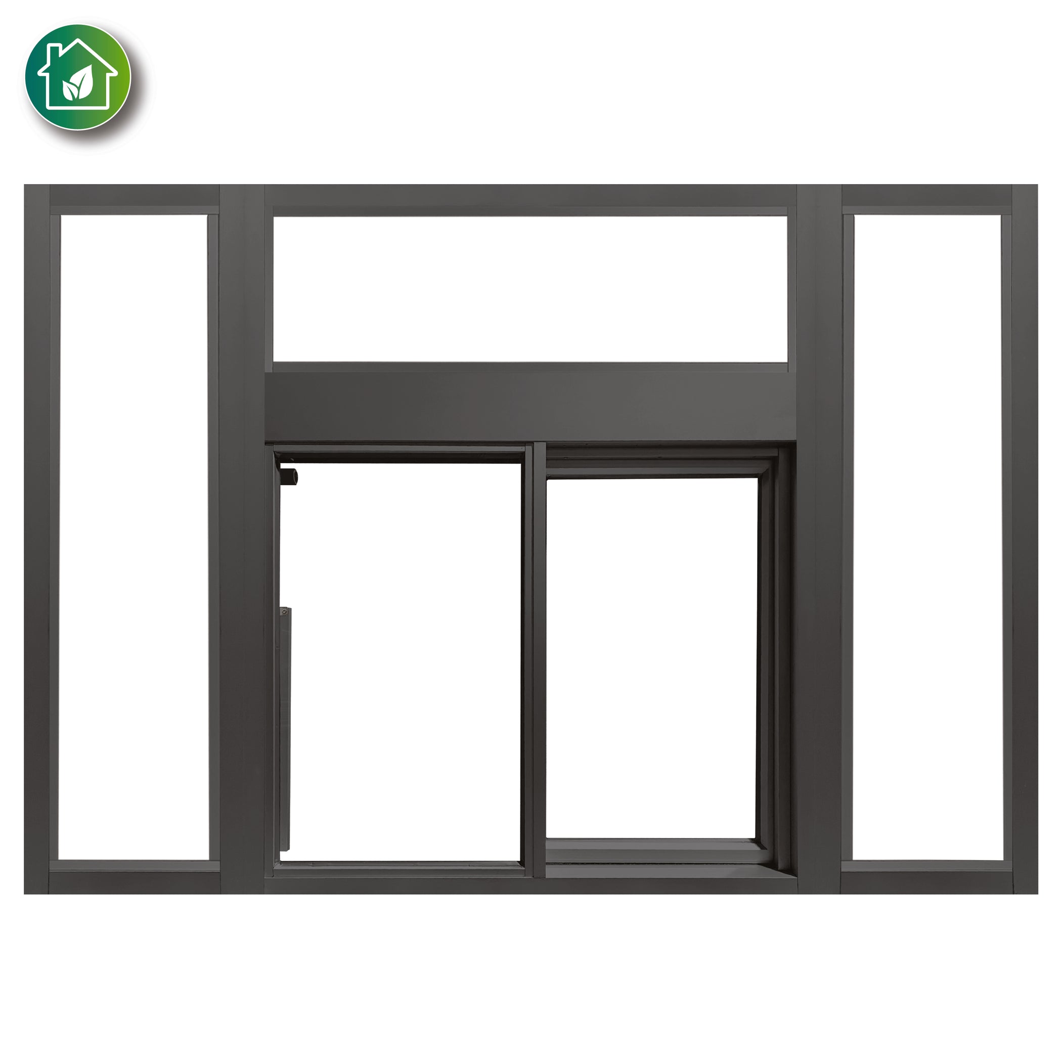 Ready Access 600 Self Closing Drive-Thru Slider Window with Transom an ...