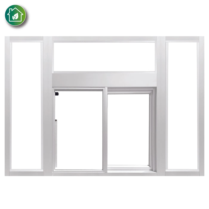 Ready Access 600 insulated window with transom and 2 sidelights drive thru covenant security equipment white