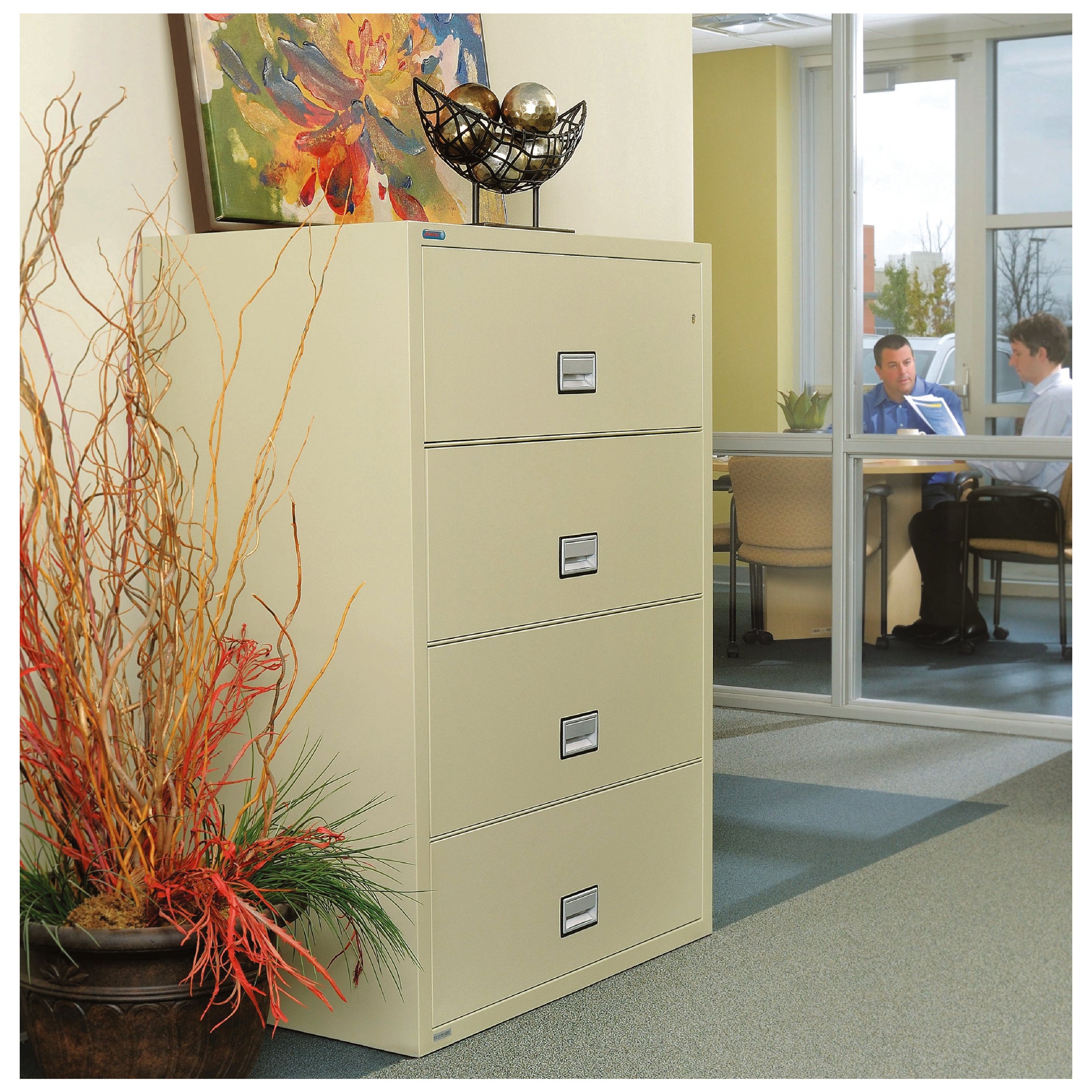 Phoenix Fire-Resistant 1-Hour Fire-Rated Lateral File Cabinet | Legal ...