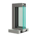 Bullet and Blast Resistant Aluminum Exterior Slide Window (BR 250 ESW)