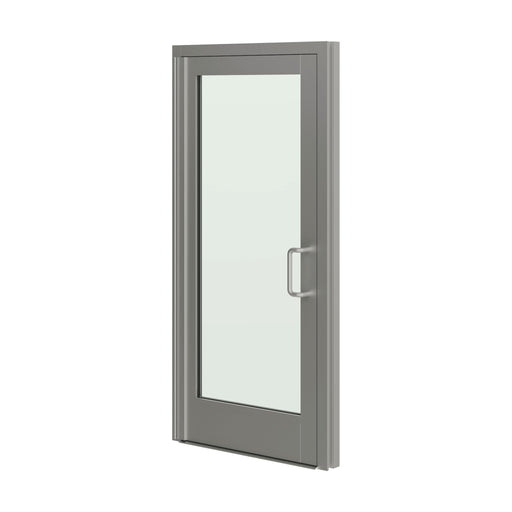 Bullet Resistant Aluminum Entry Door, Medium Stile
