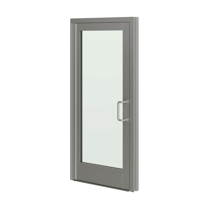 Bullet Resistant Aluminum Entry Door, Medium Stile