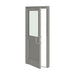 Bullet Resistant Aluminum Entry Door, Medium Stile