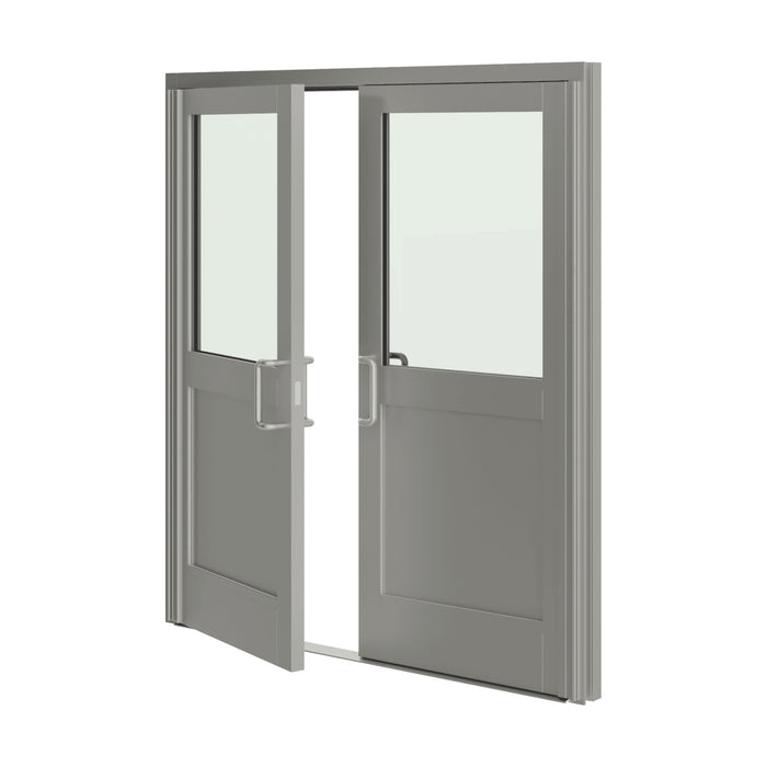 Bullet Resistant Aluminum Entry Door, Medium Stile
