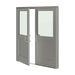 Bullet Resistant Aluminum Entry Door, Medium Stile