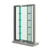 Bullet Resistant Aluminum Vertical Offset Transaction Window (Frameless Series)